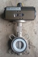 Van bướm inox điều khiển khí nén