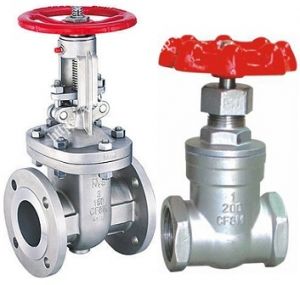 Van cổng ty chìm inox