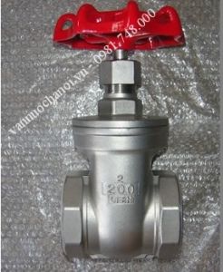 Van cổng inox lắp ren