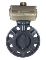 Van bướm nhựa điều khiển khí nén