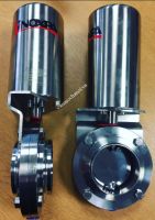 Van bướm inox vi sinh điều khiển khí nén