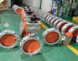 Van bướm khí nén dạng bột