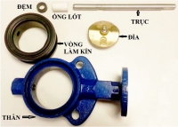 Cấu tạo của van bướm